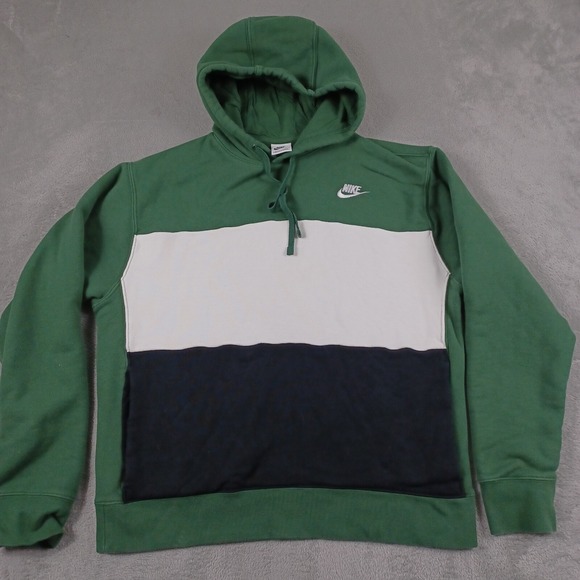 Nike Other - Nike Sweater Mens Medium Green Hoodie Pullover Casual Streetwear Fleece